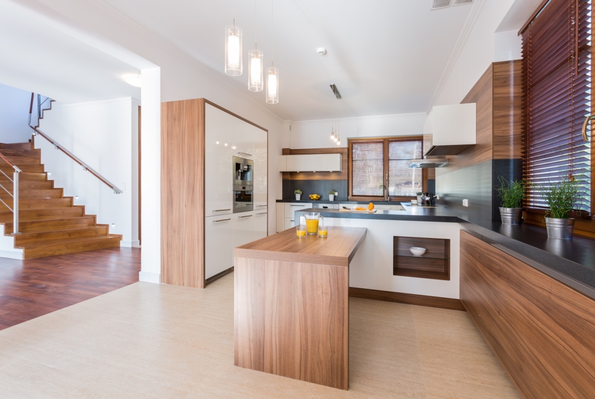 spacious kitchen