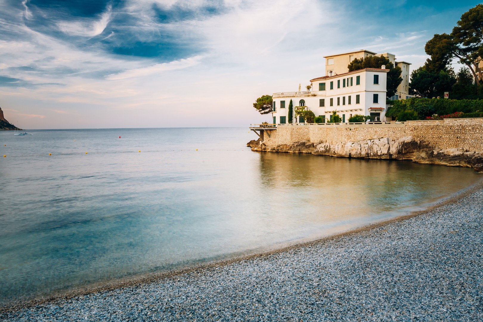 luxury house on the french riviera in cassis, france luxury house on the french riviera in cassis, france